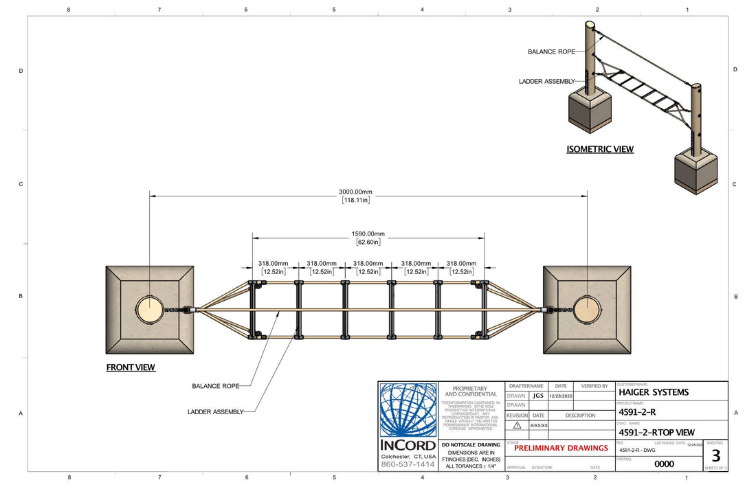 Ladder Assembly/Balance Rope (4591-2) - The MAiZE