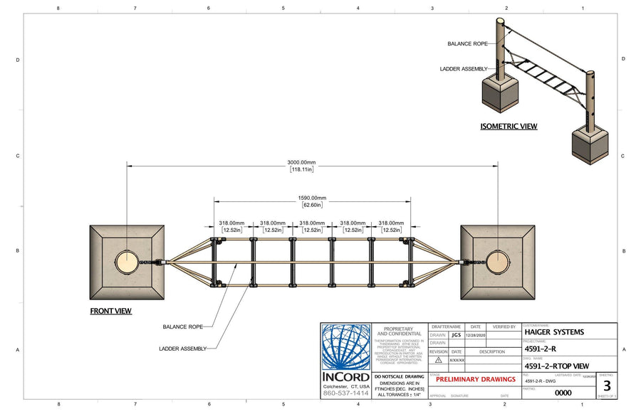 Ladder Assembly/Balance Rope (4591-2) - The MAiZE
