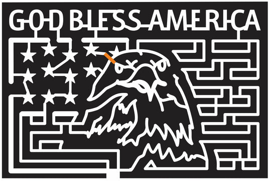 Lowell Indiana IN 2013 Eagle, Bird, Animal, Flag, America, American, bald, bless, Patriotic, star.jpg