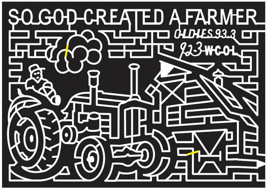 Milford Center Ohio OH 2013 Barn, farm, Tractor, Farmer, equipment, radio logo, logo, sponsor, structure, created, oldies.jpg