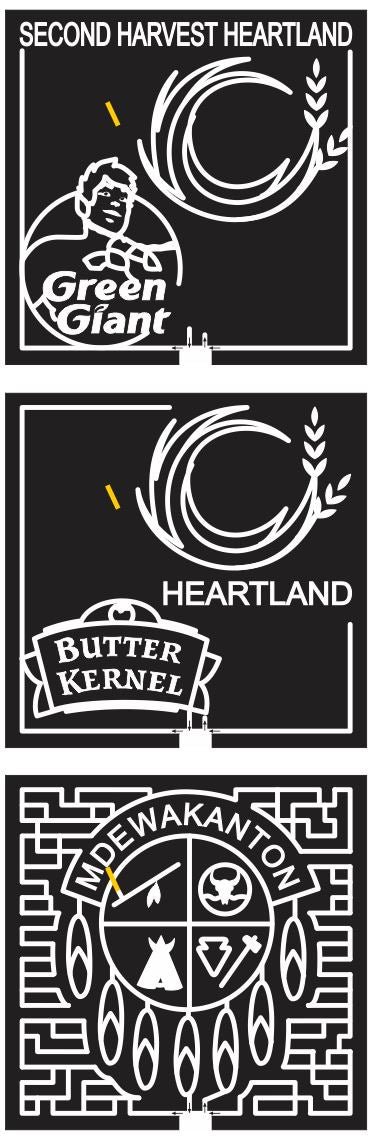 Savage Minnesota MN 2013 a green giant, green, logo, brand, Wheat, native american, feather, tribe, dream catcher, sponsor, cartoon, butter, kernal, heartland.jpg