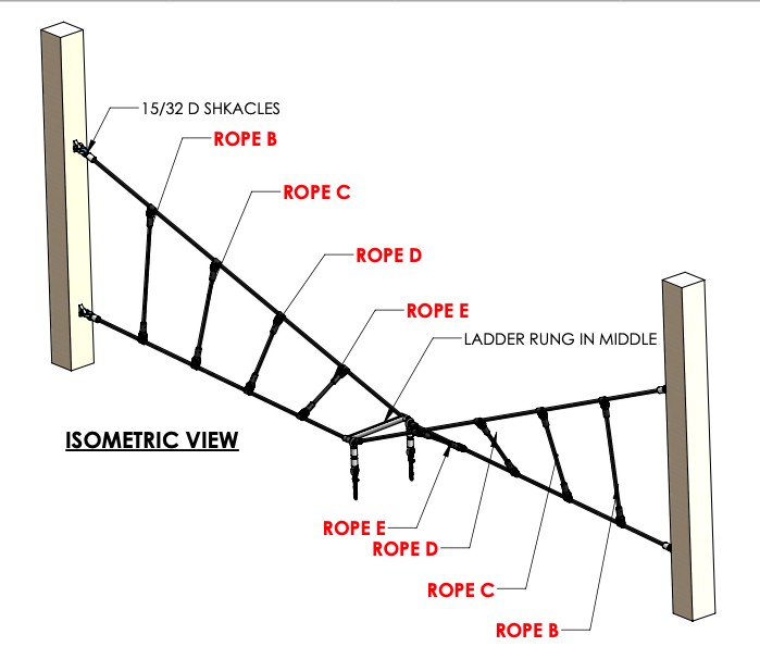 Rope Twist Ladder