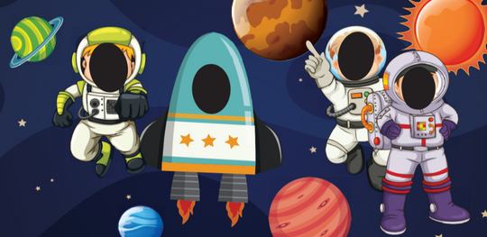 Moon Landing 8' x 4' Photo Opp Artwork