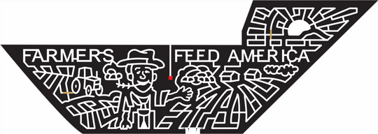 15_MO_Verona, 2015, Missouri, Verona, Farmers Feed America, Sun, Tractor, Field, Fields, Farmer, Face, Clouds, Buildings, Barn, Farm, Hat, straw