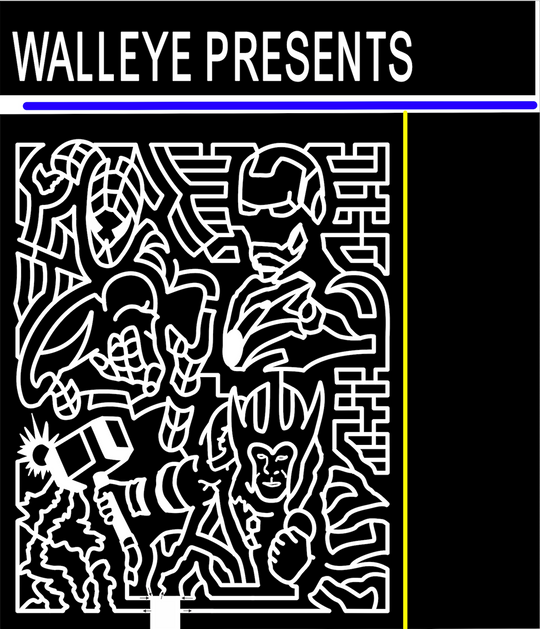 15_MI_Monroe, 2015, Michigan, Monroe, Walleye Presents, Spiderman, Iron Man, Thor, Lightning, Hammer, Super Hero, Super Heroes, Marvel, Movie, Helm, Helmet, Spider web