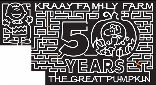 16_AB_Lacombe, 2016, Alberta,Charlie brown, snoopy, 50, 50 years, pumpkin. Peanuts, great pumpkin, leaves, kraay family,