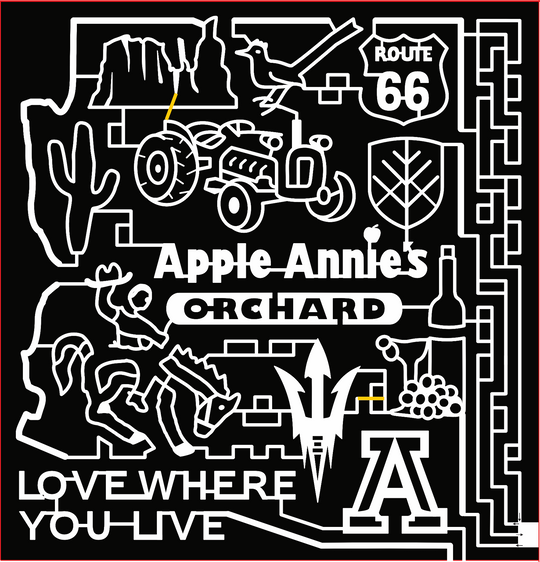 2017  17_AZ_Willcox, Arizona, cactus, tracotr, animal, horse, wine, bottle, route 66, bird, state outline, apple.jpg