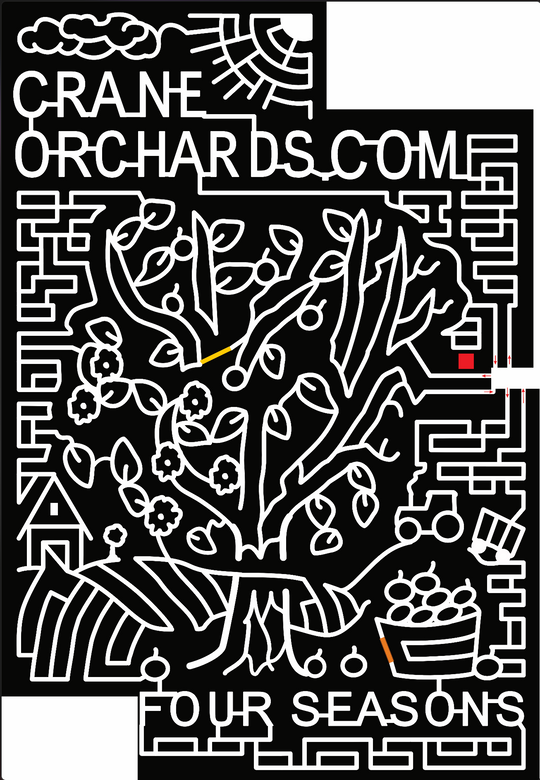 2017 17_MI_Fennville, apple tree, apple, tree, orchard, sun, clouds, farm, barn, tractor, wagon, trailer, bucket, barrel, hills, flower .jpg