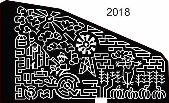 18_CA_Lathrop sun clouds farmer tractor barn pumpkins cornstalks scarecrow windmill