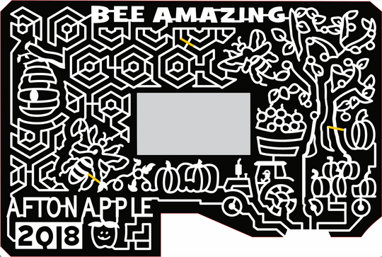 18_MN_Hastings bee amazing afton apple 2018 beehive honeycomb bee bees apples basket tree pumpkin tractor pumpkins