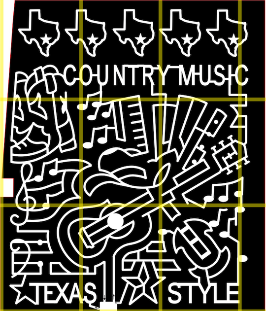 21_TX_Hondo country music guitar notes state shape instrument boot