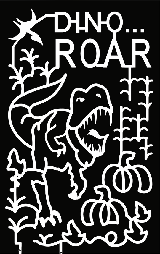 22_NY_Scottsville dinosaur, farm, pumpkin, corn, roar
