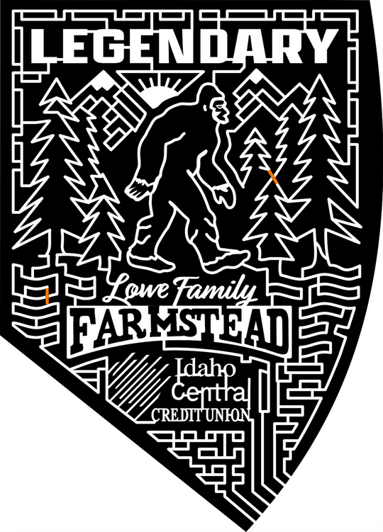 22_ID_Maridian Legendary Tree Bigfoot Idaho Central Credit Union Logo Sun Mountain