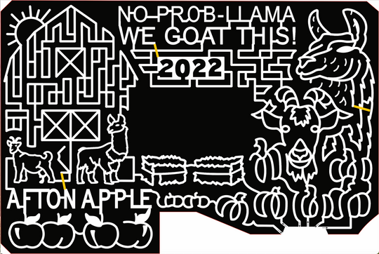 22_MN_Hastings No Prob-llama We Goat This Sun Barn Goat Llama Apple Straw Bale Pumpkin