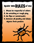 Spider Web Rules Sign