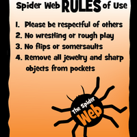 Spider Web Rules Sign