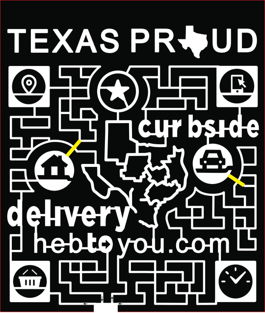 TX Hondo Texas Proud curbside delivery hebtoyou.com clock home star car tablet
