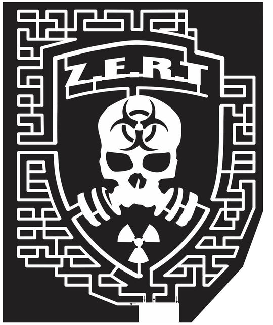 Tinley Park Illinois IL 2013 Skull, zombie, Shield, zert, radiation, logo.jpg