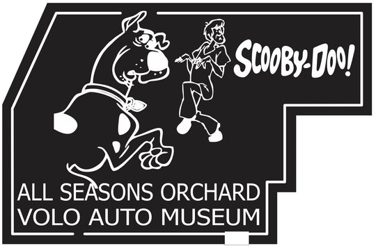 Woodstock Illinois IL 2013 a scooby doo, scooby, Dog, puppy, shaggy, cartoon, volo, auto, Museum, sponsor, logo, 2013.jpg