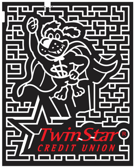 Yelm Washington WA 2013 Dog, Flying, Hero, logo, money, Symbol, puppy, superhero, cape, sponsor, star, 2013, twin, credit, union.jpg