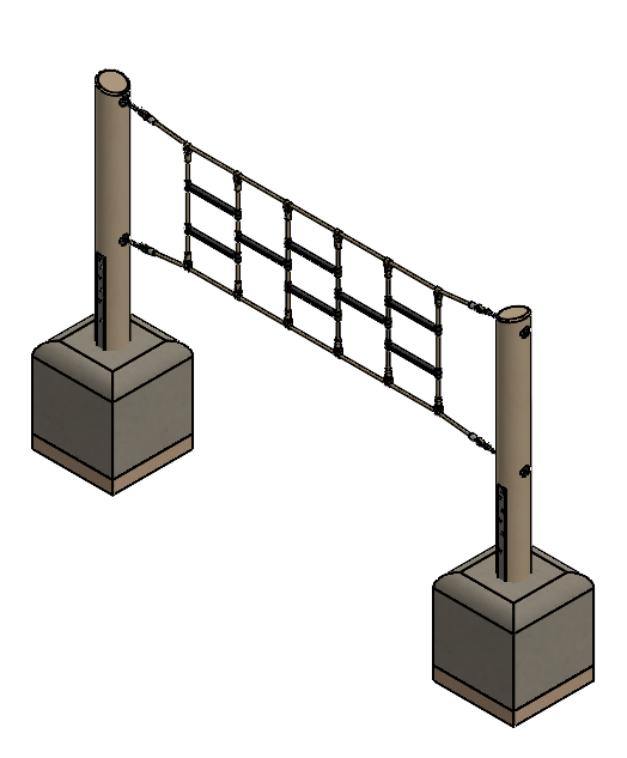 Rope Ladder (Tarzan Climb)(4591-12) - The MAiZE