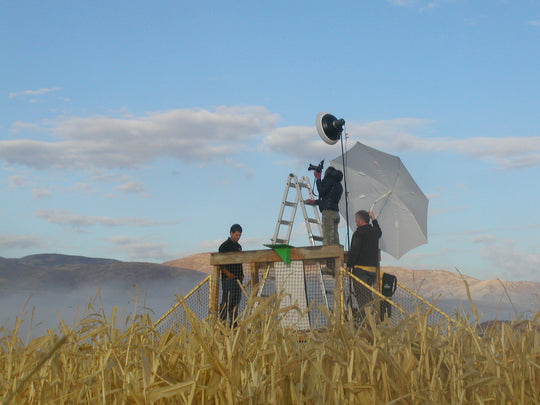 corn maze media press interview brett herbst.JPG