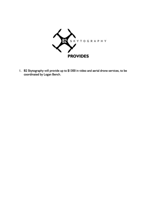 Proposal for Marketing Partnership for Drone Operator